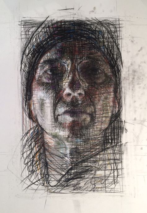 Kate Kollwitz - Self in winter hat 9 x 15 charcoal/with pastel Bill Murphy, Charcoal Ideas, Drawing With Charcoal, Charcoal Artwork, Pencil Drawing Tutorials, Ap Studio Art, Art Photography Portrait, True Art, Pencil Portrait