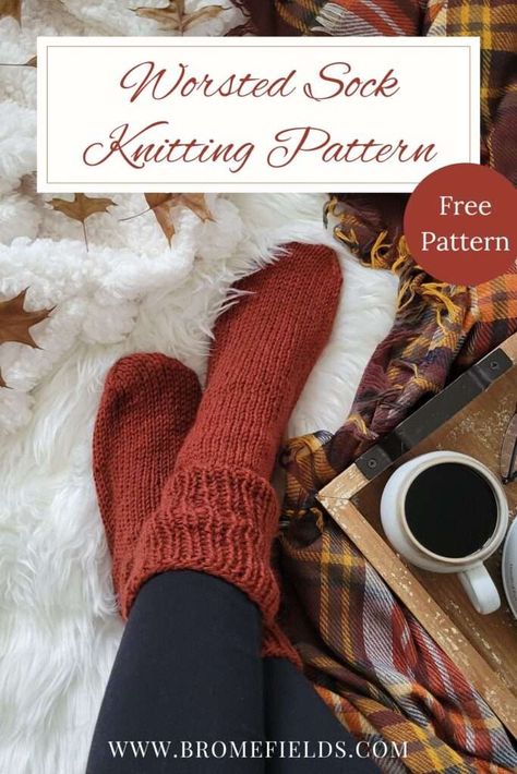 Knitting Socks Flat Free Pattern, Easy Tube Sock Knitting Pattern, Knitted Sock Patterns Free Easy, Knit Slipper Socks Free Pattern, Beginner Knit Socks Free Pattern, Basic Sock Knitting Pattern Free, Two Needle Socks Free Pattern, Free Sock Patterns Knit, Free Knit Sock Patterns