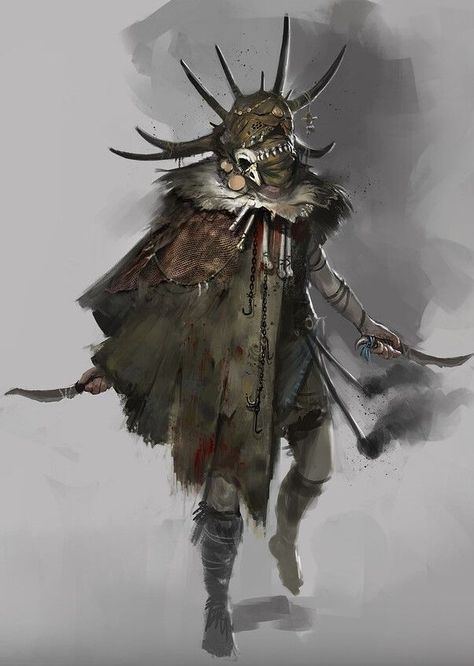 Dnd Cultist, Dark Shaman, Npc Art, Art Assignments, Fantasy Drawings, Dungeons And Dragons Homebrew, Fantasy Warrior, Armor Concept, Medieval Fantasy