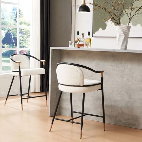 Upholstered Counter Stools, Bar Stools Kitchen Island, Modern Counter Stools, Contemporary Bar Stools, Kitchen Counter Stools, Black Bar Stools, Counter Chairs, Christopher Knight, Grandmas House