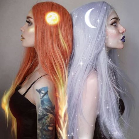 Sun And Moon Tarot, Red Wigs, Straight Lace Front Wigs, Gothic Outfits, Synthetic Lace Front Wigs, Dark Beauty, Ginger Hair, Sun And Moon, Womens Wigs