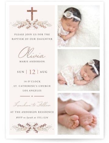 Baptismal Giveaways, Baby Dedication Party, Baby Dedication Invitation, Christening Themes, Dedication Invitations, Baptism Themes, Dedication Ideas, Baptism Card, Baptism Invitations Girl