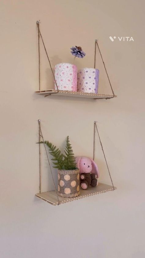 Diy Room Decor Videos, Kraf Kertas, Easy Room Decor, Diy Room Decor For Teens, Easy Diy Room Decor, Hiasan Bilik Tidur, Cute Diy Room Decor, Seni Dan Kraf, Easy Paper Crafts Diy