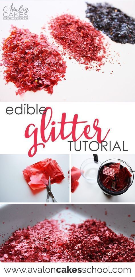 How to make you own edible glitter for cupcakes, cake, cake pops! 100% safe to eat and EASY to make! Full tutorial only on avaloncakesschool.com #edibleglitter #cakedecorating Birthday Cake Diy Easy, Edible Glitter Recipe, Birthday Cake Decoration Ideas, Cake Diy Easy, Birthday Cake Diy, Cake Cake Pops, Fondant Cake Tutorial, How To Make You, Savory Cakes