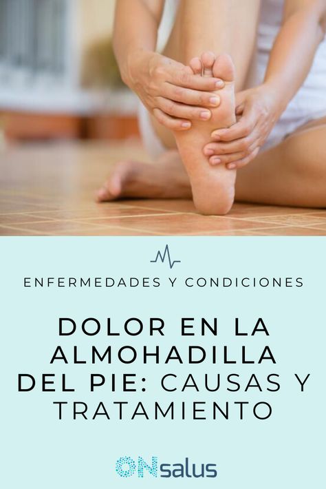 Para conocer más sobre las causas de este tipo de molestia y la solución, continúa leyendo el siguiente artículo de ONsalus llamado Dolor en la almohadilla del pie: causas y tratamiento. #dolorenelpie #dolorenlaalmohadilladelpie #doloralmohadilladelpiecausas #porquemeduelelaalmohadilladelpie #tratamientodoloralmohadillapie #tratamientoparaeldolorplantapie #dolorenlaplantadelpie #remediosdolorplantadelpie Facitis Plantar, Pilates, Medical, Health, Beauty