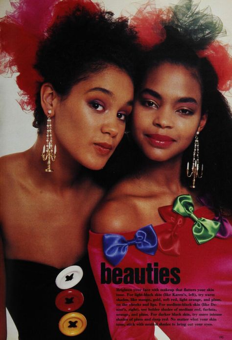 80s Beauty, Just Seventeen, 80’s Aesthetic, Teenage Memories, 80s Makeup, Black Magazine, 80's Fashion, 80s Look, 80’s Fashion