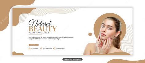 Premium Vector | Skin care and natural cosmetics banner template Beauty Banner, Skincare Boutique, Cover Photo Design, Fb Banner, Banner Design Layout, Skin Images, Natural Beauty Brands, Cosmetics Banner, Younger Skin