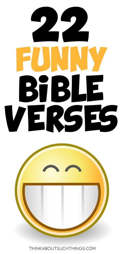 Get a good little chuckle from these funny Bible verses. You will find verses in the Old and New testament that you may have never stopped and thought to wait a second....that's funny! So, if you are looking for funny religious quotes look no further. They will for sure put a smile on your face and are great to share at youth group. Don't forget to write down these religious funny scriptures so you can use them in the future. #funny #bible #bibleverses Funny Quotes About Reading, Funny Bible Verses, Funny Prayers, Funny Bible, Quotes About Reading, Religious Jokes, Funny Christian Quotes, Bible Jokes, Funny Church Signs