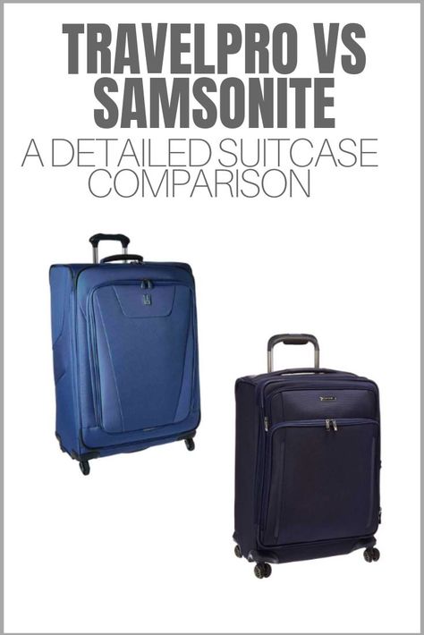 Two of the most popular suitcase brands are Samsonite and Travelpro. Find out how they go head-to-head and which one is your next travel buddy.  #suitcase #travelluggage #samsonite #travelpro Rental Car Hacks, Business Travel Hacks, Mens Suitcase, Travelpro Luggage, Tips For Winter, Best Travel Luggage, Carryon Luggage, Samsonite Suitcase, Best Suitcases