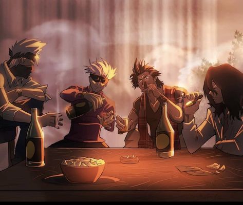 #anime #animecrossovers #yami #gojo #aizawa #kakashi #naruto #blackclover #jujutsukaisen #myheroacademia Anime Group, Image Swag, Black Clover Anime, Memes Anime, Manga Artist, Anime Dragon Ball Super, Anime Crossover, Cool Anime Pictures, Anime Character Drawing