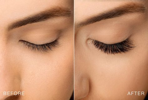 Eyelash Extensions Before & After Pictures | Xtreme Lashes Gallery Before And After Lashes, Longer Eyelashes Naturally, Get Long Eyelashes, Eyelash Extensions Before And After, Tumblr Makeup, Makeup Tips For Brown Eyes, Oily Skin Makeup, Brow Threading, Brown Eyes Makeup