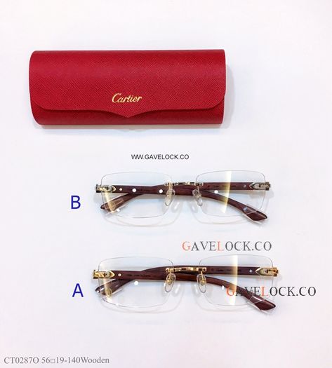 Première de Cartier ct0287o Eyewear Wooden-leg Rimless Eyeglasses Cartier Frames, Cartier Glasses, Rimless Eyeglasses, Cartier Sunglasses, Fashion Eyeglasses, Wooden Leg, Buying Gifts, E Commerce, Cartier