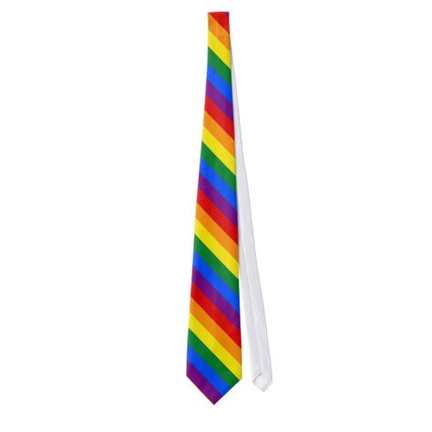 Rainbow - Pride - Freedom - LGBT colors. Neck Tie #lgbt #accessories Rainbow Tie, Pride Rainbow, Custom Ties, Unique Image, Rainbow Pride, Wedding Color Schemes, Rainbow Stripes, Gay Pride, Necktie