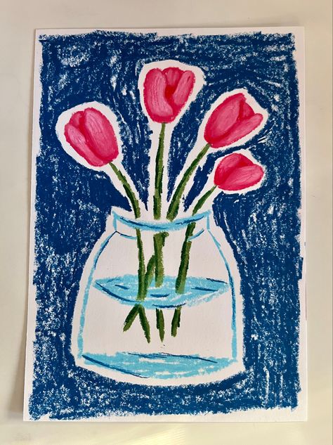 Artwork Flowers, Paint Inspo, Oil Pastels Painting, Sketches Art, Oil Pastel Art, Oil Pastel Drawings, Crayon Art, Arte Inspo, Quote Art