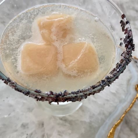 The Feyre Cocktail - The Nerdy Gourmet Acotar Party, Court Of Thrones And Roses, Feyre Darling, Pear Puree, Acotar Series, Themed Drinks, Night Court, Sugar Crystals, Watch Party