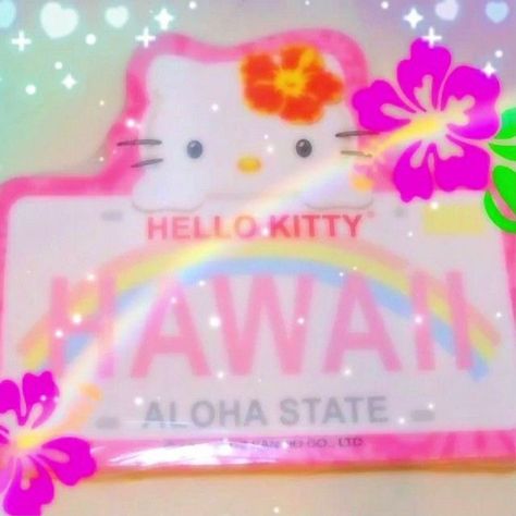 Hawaiian Girl Aesthetic, Tropical Hello Kitty, Hawaiian Girl, Coconut Girl Aesthetic, Coconut Dream, Barbie Summer, Tropical Girl, Tropical Punch, Y2k Summer