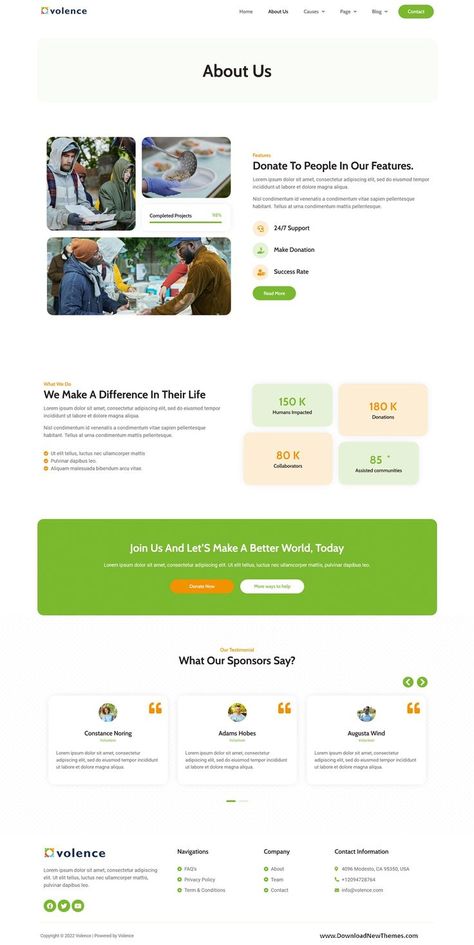 Volence - Fundraising Charity Elementor Template Kit is a Fundraising Charity Elementor Template Kit designed for use with the Elementor page builder plugin for WordPress. It is a pre-designed set of templates and layouts that can be used to create a website for a Charity, NGO, Foundation, Campaign & Event Donation, Religion, Non-Profit organization and fundraising charity organization to download now & live preview click on image 👆 About Us Page Design, Charity Organizations, Create A Website, About Us Page, Charity Fundraising, Website Design Layout, Website Layout, Website Inspiration, Website Design Inspiration