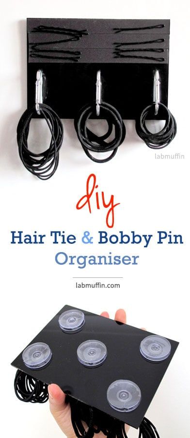 Hair Tie Organization Diy, Bobby Pin Storage Ideas, Ponytail Holders Diy Storage, Diy Hair Organizer Storage, Diy Hair Tool Holder, Hair Tie Holder Diy, Hair Tie Holder Diy Organizers, Hair Assesories Organizer Diy, Hair Tie Storage Ideas