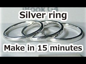 Diy Silver Rings, Necklace Closet, Cincin Diy, Wire Rings Tutorial, Flower Wire, Jade Jewellery, Making Rings, Coin Rings, Metal Jewelry Making