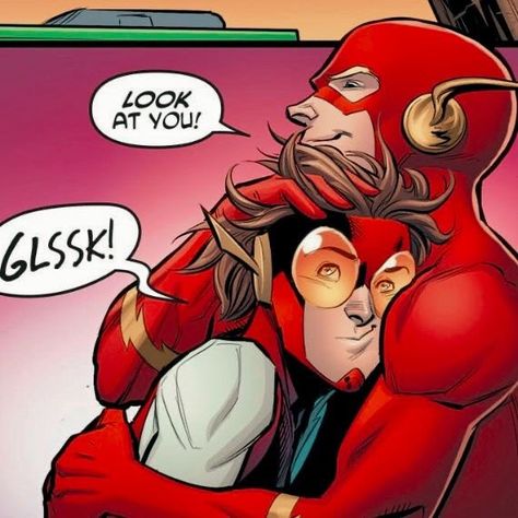 Bart Allen X Kon El, The Flash Barry Allen Comics, Barry Allen Comic Art, Bart Allen Icon, Barry Allen Fanart, Barry Allen Comics, Bart Allen Impulse, Impulse Dc, The Flash Dc Comics