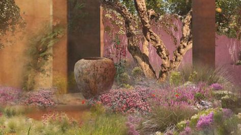 BBC Two - RHS Chelsea Flower Show - The M&G Garden Sarah Price Landscapes, Sarah Price Gardens, Small Garden Design Ideas Low Maintenance, Chelsea 2023, Sarah Price, Chelsea Garden, Rhs Chelsea Flower Show, Garden Basket, Garden Levels