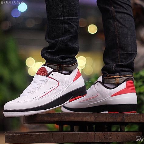 Air Jordan 2 Retro Low "Chicago" Air Jordan 2 Retro Low, Air Jordan 2 Retro, Jordan Fits, Air Jordan 2, Chevrolet Monte Carlo, Air Jordan Sneakers, Jordan 2, Jordan Sneakers, Air Jordan Shoes