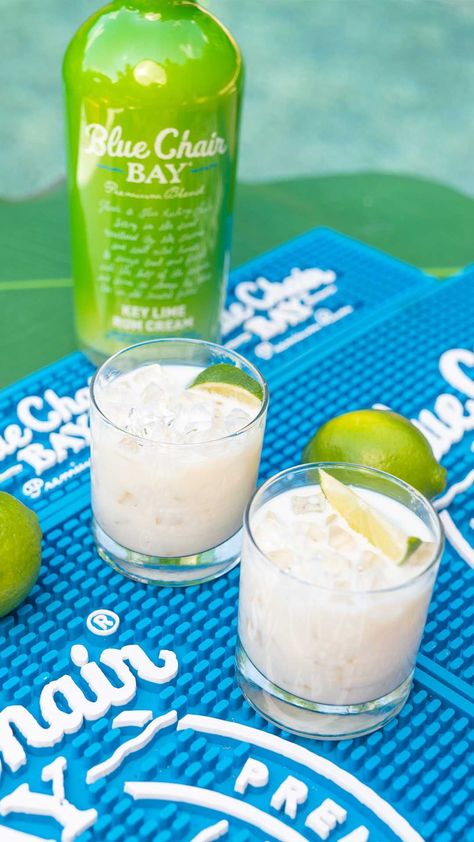 Lime Drinks Cocktails, Lime Cocktail Recipes, Coconut Rum Drinks, Key Lime Rum Cream, Rum Drinks Recipes, Banana Rum, Lime Drinks, Alcohol Beverages, Rum Cream