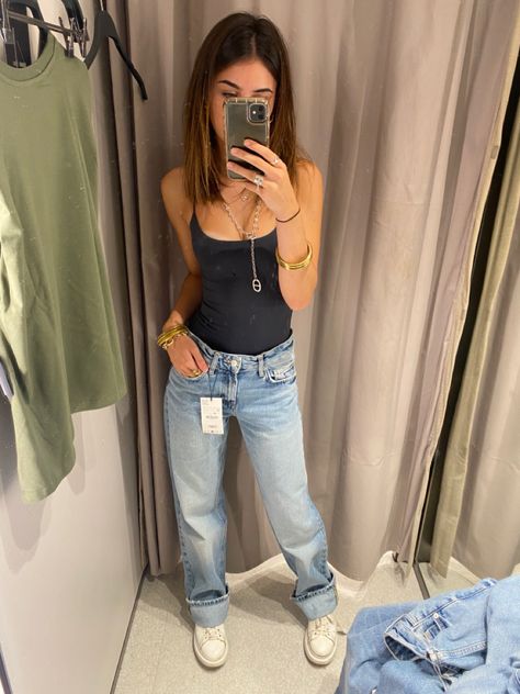 Ootd Jean Bleu, Outfit Ete, Chose Outfit, Future Clothes, Stockholm Style, Ootd Summer, Stockholm Fashion, Lovely Clothes, Basic Outfits