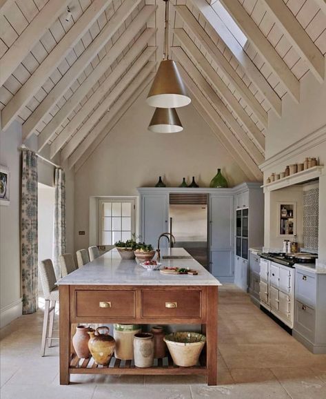 Kitchen With Lofted Ceiling, Angled Ceiling Kitchen, Vaulted Ceiling Kitchen And Living Room, Sloped Ceiling Kitchen, High Ceilings Kitchen, Cathedral Ceiling Kitchen, Kitchen Vaulted Ceiling, Vaulted Ceiling Kitchen, Ceiling Kitchen