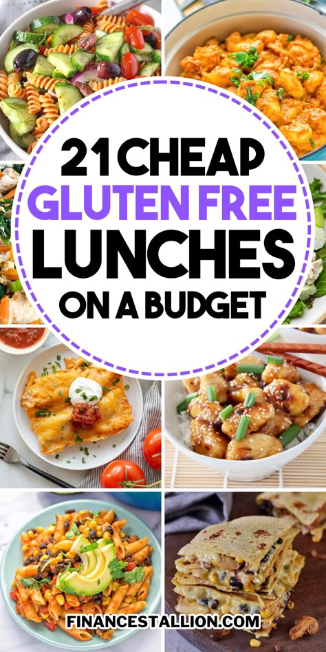 Discover quick gluten free lunch ideas for meal prep. Try gluten-free sandwiches, healthy high-protein wraps, and high-protein salads. Pack gluten-free lunchbox ideas for kids or create a gluten-free bento box. Enjoy gluten-free vegetarian lunch ideas and gluten-free dairy-free lunches. From gluten-free pasta recipes, and gluten-free chicken recipes, to gluten-free egg recipes, we have them all. Find creative gluten-free recipes that are satisfying and nutritious. Gluten Free Meals On A Budget, Gluten Free And Hashimotos, Gluten Free Snack Ideas For Adults, Inexpensive Gluten Free Meals, Gluten Free Healthy Lunch, Gluten Free Quick Snacks, Gluten Free Essentials, Meal Prep Ideas Gluten Free, Healthy Gluten Free Snack Recipes