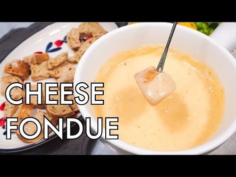 How to make the best wine-free, alcohol-free, Cheese Fondue. Alcohol Free Fondue, Cheese Fondue Recipe Without Alcohol, Swiss Cheese Recipes, Fondue Broth, Best Cheese Fondue, Dip Mixes, Bread Roast, Fondue Recipes Cheese, Fondue Party