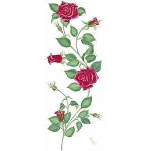 Tattoo Rose Ideas, Rose Vines Tattoo, Flowers On Vines, Poison Ivy Dress, Bush Drawing, Vines Tattoo, Rose Vine Tattoos, Bracelet Tattoos, Watercolor Rose Tattoos