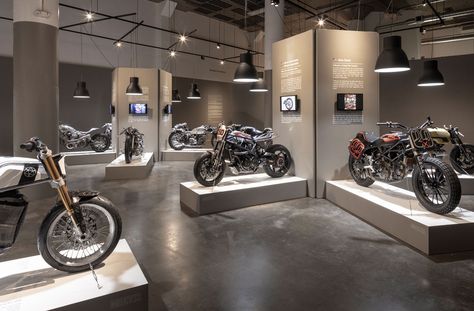 Motorbike Showroom, Motorcycle Store Design, Moto Showroom Design, Motorcycle Shop Interior, Motorcycle Interior Design, Motorcycle Display, Bike Showroom Interior Design, Motorcycle Collection, Motorcycle Shop Design