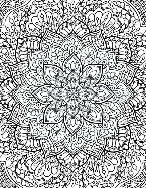 Coloring Pages Patterns, Mandala Colouring Pages, خريطة ذهنية, Printable Flower Coloring Pages, Designs Coloring Books, Mermaid Coloring Pages, Dinosaur Coloring Pages, Adult Coloring Designs, Detailed Coloring Pages