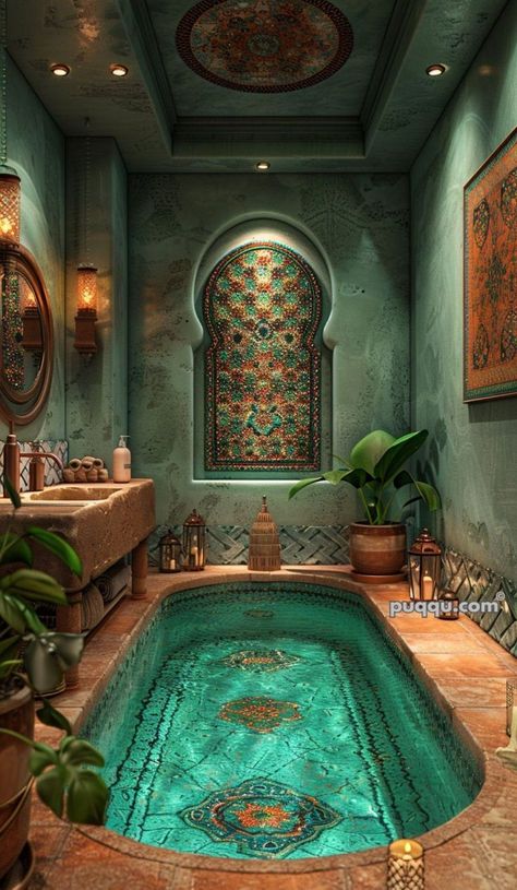 Moroccan Bathroom Ideas, Moroccan Style Bathroom, Moroccan Inspired Bathroom, Moroccan Bathroom, Moroccan Interiors, Bathroom Design Ideas, Style Bathroom, Moroccan Design, Moroccan Decor