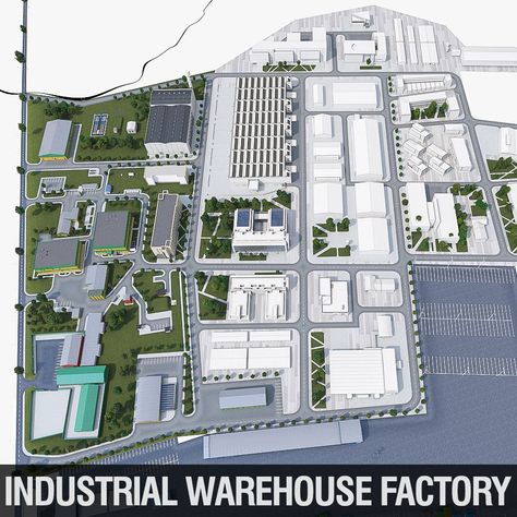 Factory Design Industrial Layout, Industrial Factory Architecture, Manufacturing Factory Design, Warehouse Office Design, Factory Plan, Factory Layout, Model Apartment, Building Apartment, Shelter Building