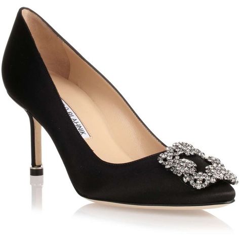 Manolo Blahnik Hangisi 70 satin pump black ($965) ❤ liked on Polyvore featuring shoes, pumps, evening shoes, evening pumps, pointed-toe pumps, high heel shoes and court shoes Manolo Blahnik Hangisi Black, Black Satin Shoes, Black Evening Shoes, Manolo Blahnik Black, Manolo Blahnik Pumps, Manolo Blahnik Hangisi, Special Occasion Shoes, Satin Shoes, Satin Pumps