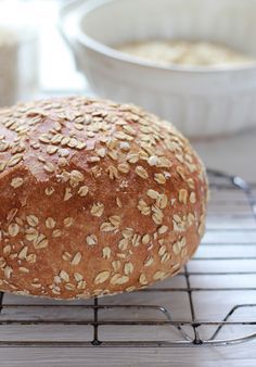 No-knead honey whole wheat bread Whole Wheat Bread Recipes, Wheat Bread Recipes, Wheat Sandwich Bread Recipe, Honey Whole Wheat Bread, The Clever Carrot, Clever Carrot, Wheat Flour Recipes, Honey Wheat Bread, Wheat Bread Recipe