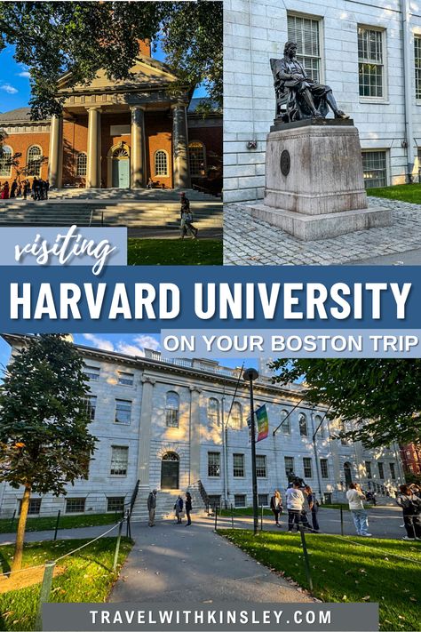 Discover how to explore Harvard University on your own! Walk through historic Harvard Yard, visit iconic buildings, and experience the campus like a local. Save this pin to your travel board and read the full article for a self-guided itinerary! Harvard Yard, Iconic Buildings, Harvard University, Travel Board, University, United States, Yard, Building, Travel