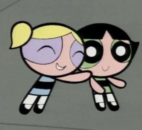 Bubbles And Buttercup Matching Icons, Payton Core, Cartoon Screencaps, Bubbles Ppg, Powerpuff Bubbles, Bubbles And Buttercup, Bumble Bff, Super Nana, Creepy Smile