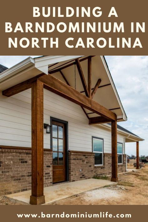 Tips and tricks for building a barndominium in North Carolina including places to get financing, kit providers, and barndominium builders. 30x40 Barndominium, Barndominium With Loft, Building A Barndominium, Barndominium Cost, Modern Barndominium, Small Tiny House, Metal Siding, Barndominium Floor Plans, Build Your Own House