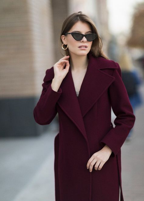 Wedding Skirt Top, Burgundy Trench Coat, Silk Bridal Gown, Wool Wrap Coat, Cape Wedding Dress, Gown Skirt, Coat Autumn, Silk Wedding Dress, Wool Coat Women