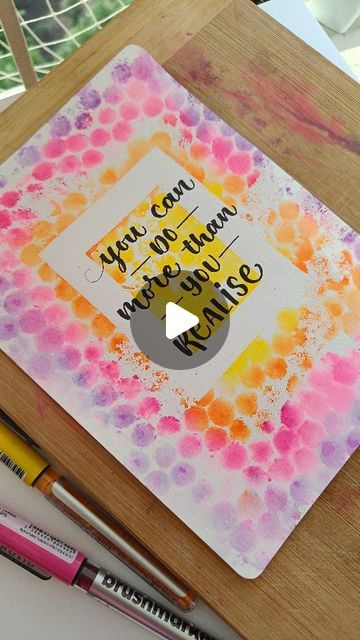 Mansi || Calligraphy & Watercolor Illustrations on Instagram: "I love bursting those bubbles on bubble wrap. But this time I thought of being creative and used it in my artwork. Of course I burst it after using it 😉 try this super easy, fun background for your calligraphy or mandala artworks 💖
And don't forget to check @she.let.it.flow for more such ideas.
.
.
.
Material used:
@karinmarkers Brushpens
@brustro_official 300gsm watercolor paper
@pentelofindia sign brushpen
.
.
.
.
#love #calligraphyreels #calligraphymasters #calligraphypractice #arttutorials #easyart #cardmaking  #selflove #lovecards #karinmarkers #reelsinstagram #explorepage #trendingreels #reels #artreels #trendingsongs #painteveryday #drawing #brushpenlettering #diy #processvideos  #viratkohli #arttutorial #moderncalligr Calligraphy Background Ideas, Brush Pen Art Drawing Easy, Calligraphy Watercolor, Calligraphy Background, Watercolor Mandala, Brush Pen Art, Brush Pen Lettering, Calligraphy Artwork, Watercolor Calligraphy