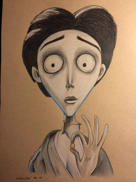 Victor Corpse Bride Drawing, Corpse Bride Drawing Easy, Victor Drawing, Tim Burton Sketches, Corpse Bride Drawing, Tim Burton Drawings Style, Victor Corpse Bride, Bride Drawing, Tim Burton Drawings