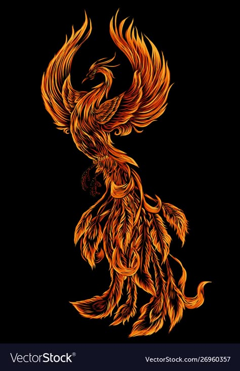 Phoenix Bird Drawing, Feniks Tattoo, Phoenix Fire Bird, Simbols Tattoo, Tato Phoenix, Phoenix Bird Art, Small Phoenix Tattoos, Phoenix Bird Tattoos, Phoenix Wallpaper