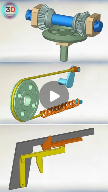 3D Design Pro on Instagram: "3D Mechanism😎" Mechanism Design Ideas, Mechanism Design, Metal Ideas, 3d Design, Design Ideas, Motion, On Instagram, Instagram, Design