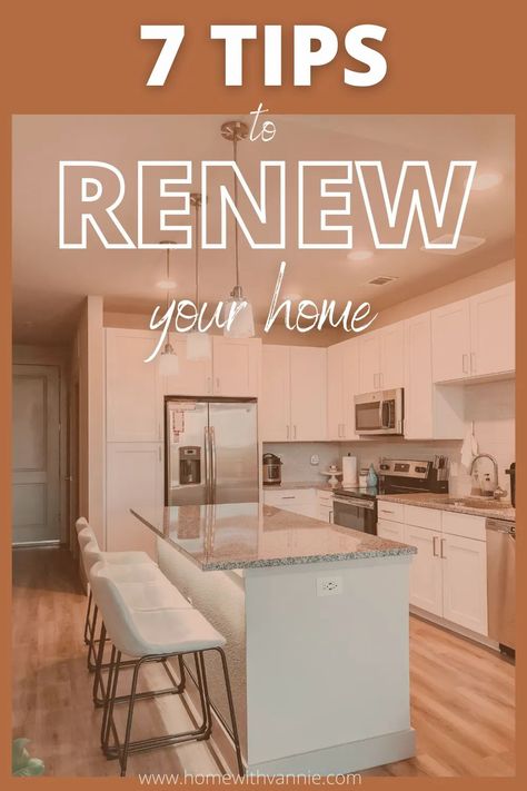 7 TIPS TO RENEW YOUR HOME / APARTMENT - Vannie's Home Upgrade Old Apartment, Rent To Own Homes Tips, Tips For Renting An Apartment, How Much Money To Save For An Apartment, How To Save Money On Kitchen Remodel, Old Cds, Old Apartments, Bright Walls, Old Lights