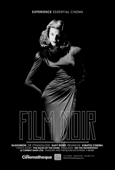 Film Noir Posters, Avant Garde Film, House Poster, Noir Movie, Flying Dutchman, Tokyo Story, Lauren Bacall, Kickstarter Campaign, Cinema Film