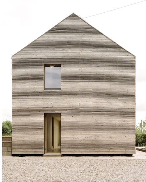 ty pren residence, wales Feilden Fowles, Roof Cladding, Larch Cladding, Nature Elements, Wood Architecture, Timber Cladding, Modern Barn, Art Curator, Stilts