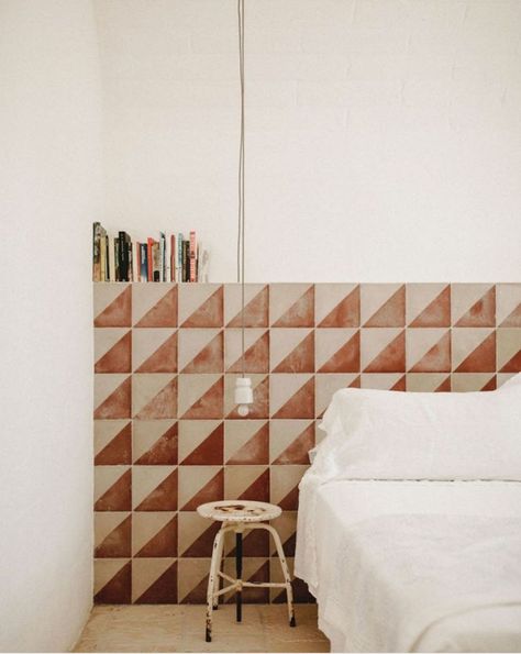 How to use peel and stick tile in every room of your house Moroseta Masseria, Stick On Tiles Bathroom, Long Dinner Table, Masseria Moroseta, Tiles Bedroom, Faux Tin Tiles, Stick On Wall Tiles, Faux Headboard, Tile Bedroom